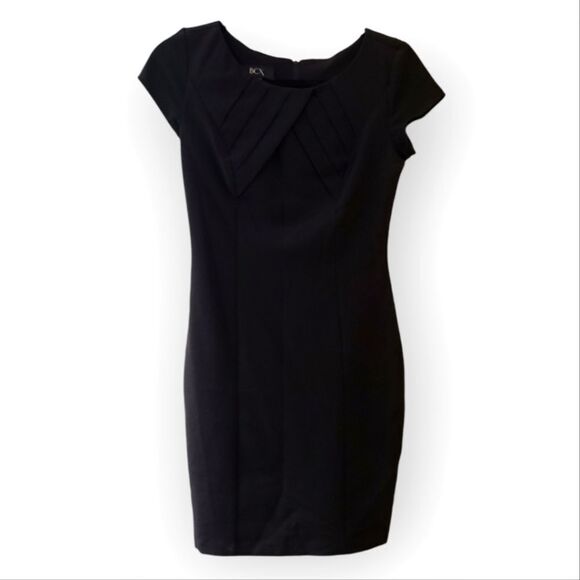 BCX Black Sheath Dress - Picture 1 of 9